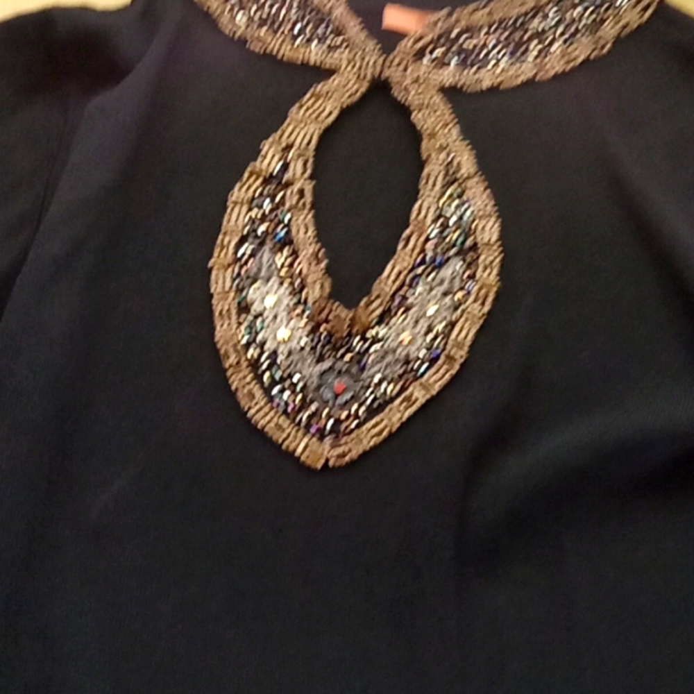BEADED SWEATER